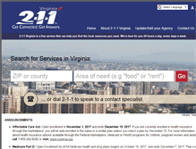 Tablet Screenshot of 211.getcare.com
